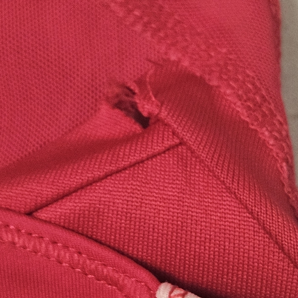 Adidas Pink Crossback Sports Bra Mesh Print Medium Activewear - Picture 7 of 8